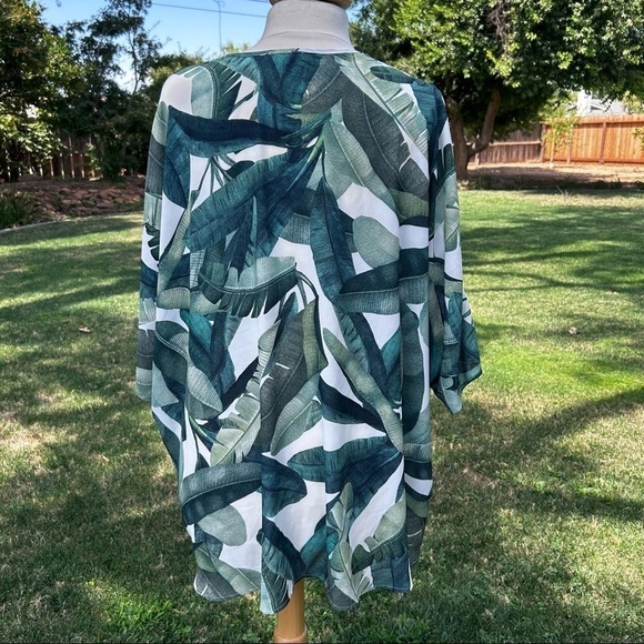 Show Me Your Mumu Green Palm Leaf Motif Print Size Small - Picture 5 of 7